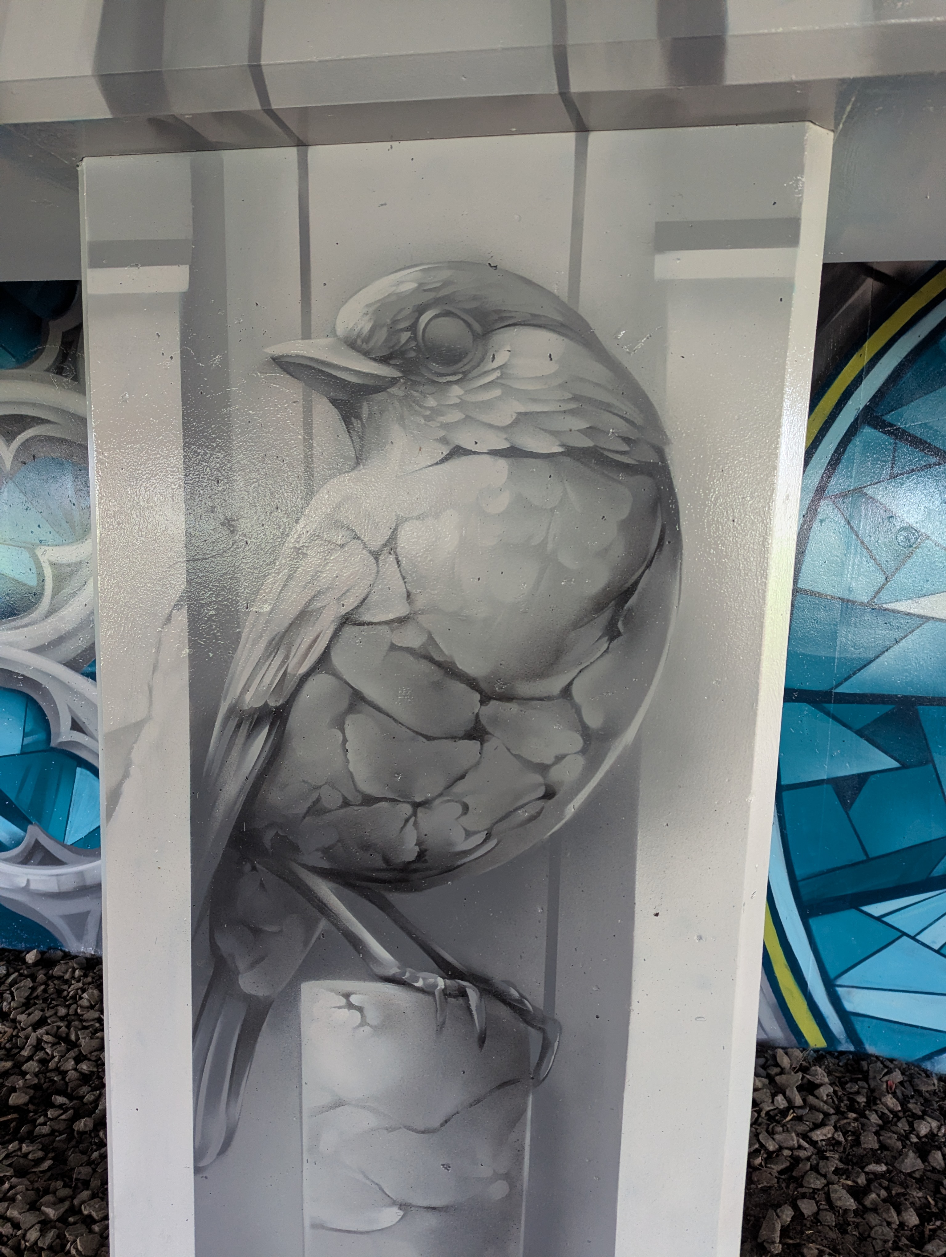 The Robins mural